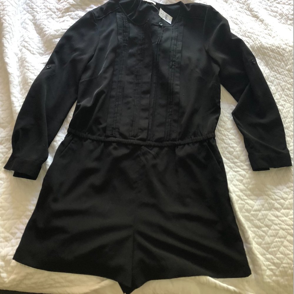 Loft black romper